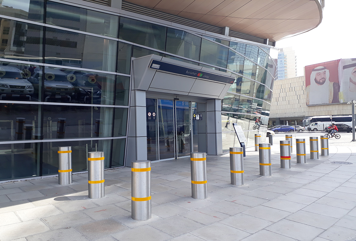 Protective Barriers for Dubai Metro Stations - Dubai 