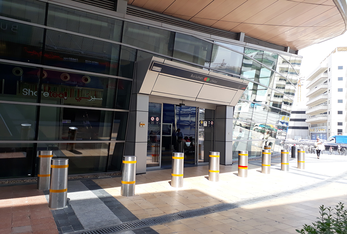 Protective Barriers for Dubai Metro Stations - Dubai 