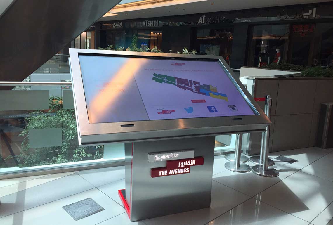 Dubai Kiosk and Touch Table