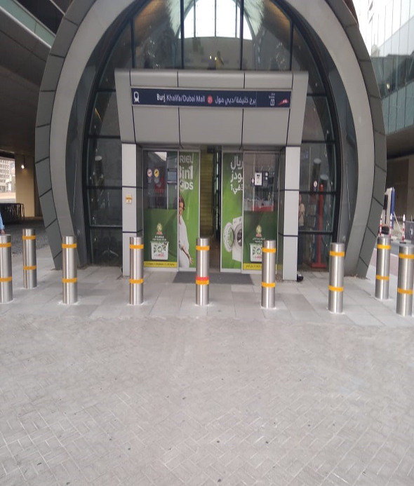 Protective Barriers for Dubai Metro Stations - Dubai 